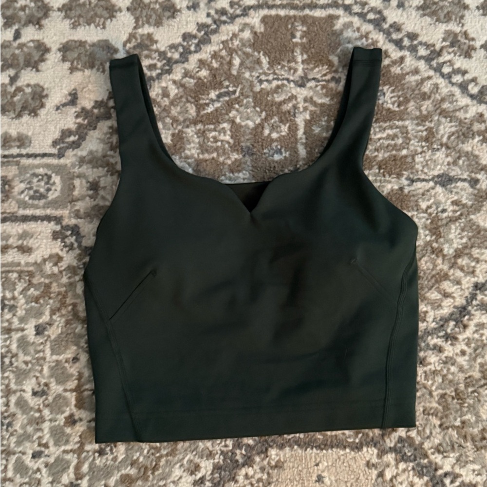Dark green Lululemon Tank top